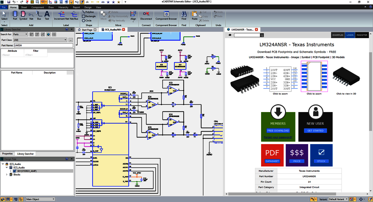 Schematic Online Libraries