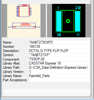 Part Details Information fehlt!