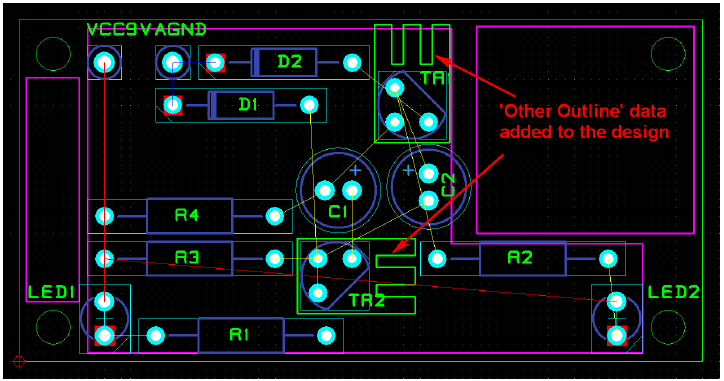 3D Promotion pcb design software cadstar basic IDF Interface add mechanical parts