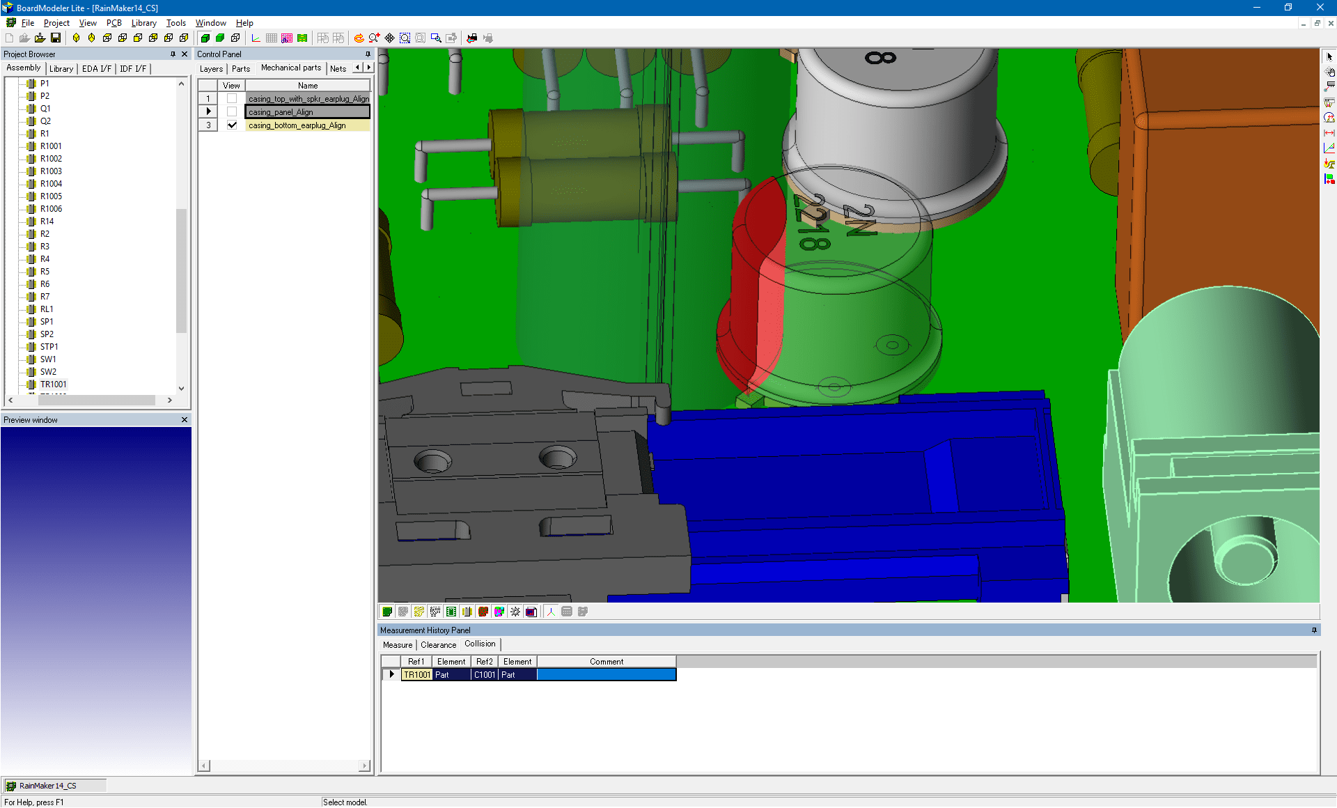 3D Promotion pcb design software cadstar board modeler lite collision check detailed