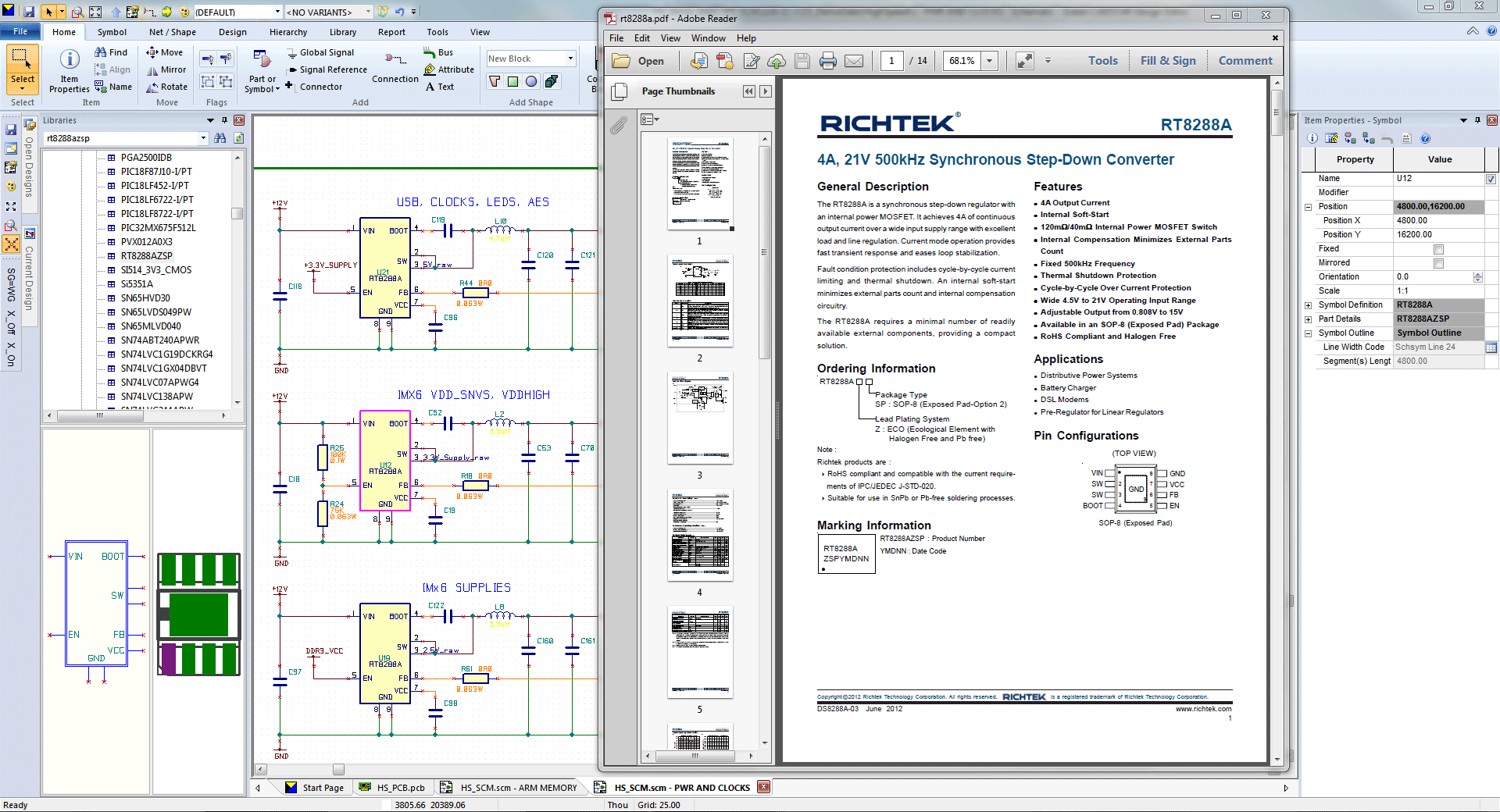 3D Promotion pcb design software cadstar professional hyperlinks to external data sources