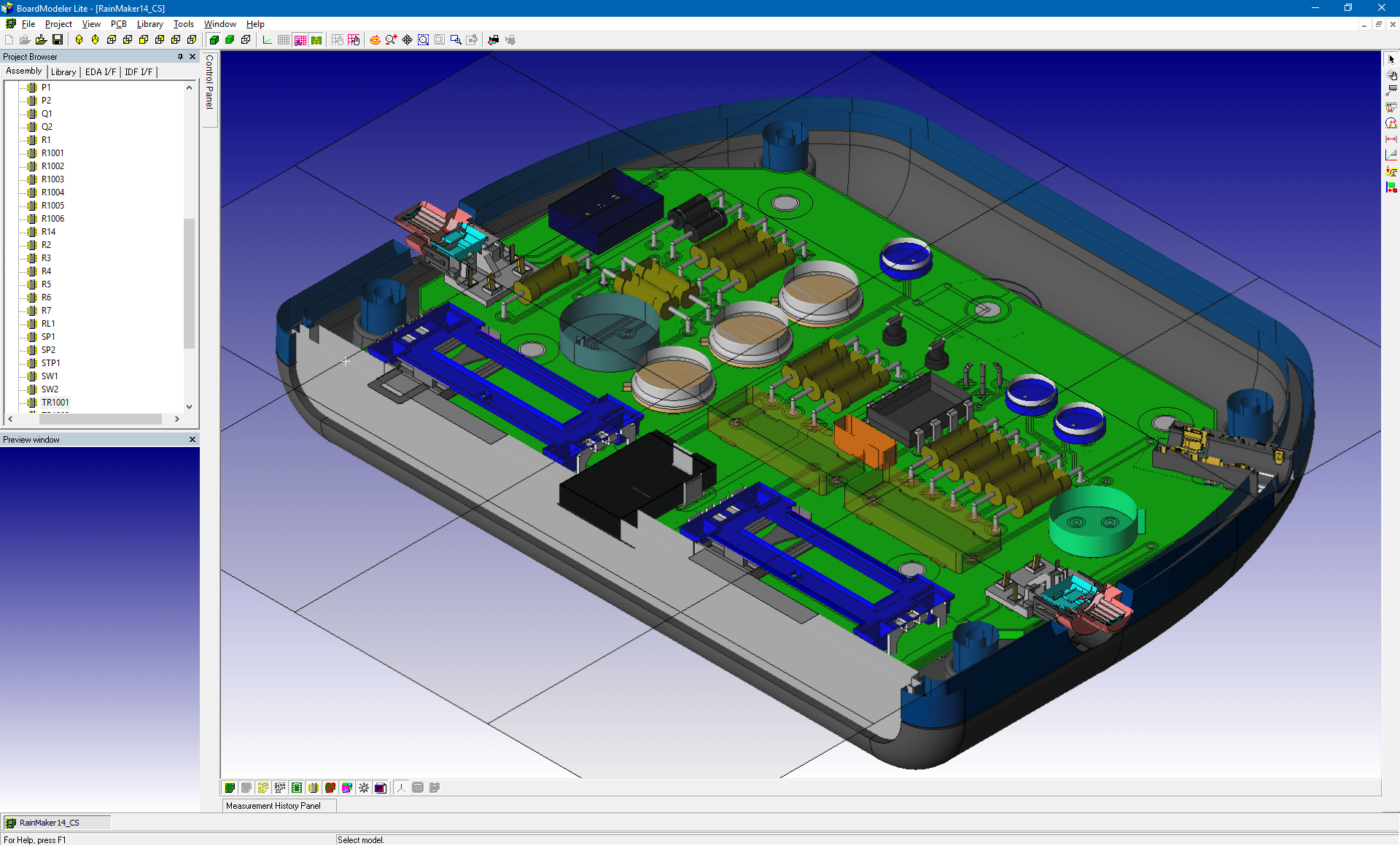 3D Promotion pcb design software cadstar professsional board modeler lite cutting plane top v2