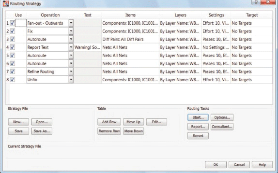 pcb design software cadstar dragon router routing strategy generated by consultant sequence in order