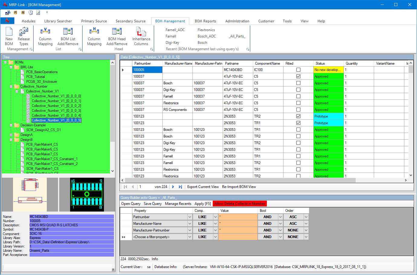 plm  erp  mrp  link  BOM  Management  BOM  View  Colored